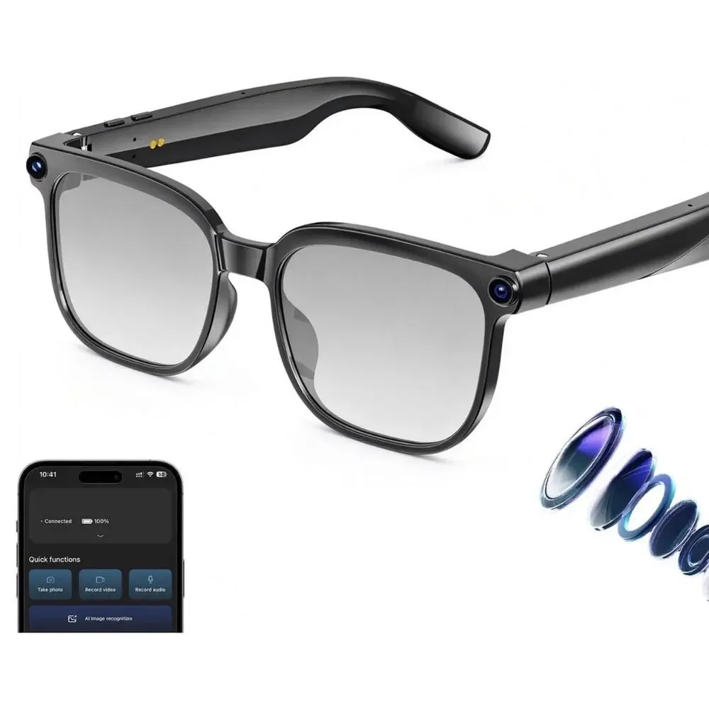Smart Glasses with Camera, 8MP Camera Glasses